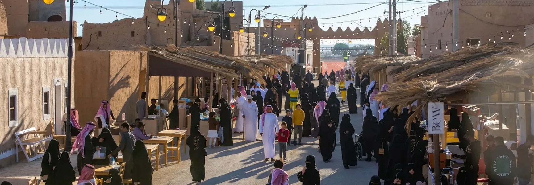 مجموعة من الناس يمشون في شارع