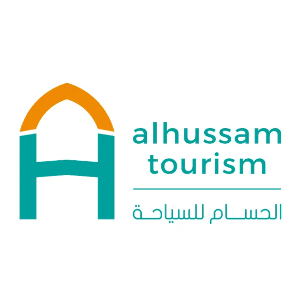 Logo of Alhusam Travel and Tourism agency.